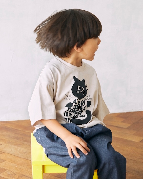 【26PS】F/B CAT Tシャツ / サンド