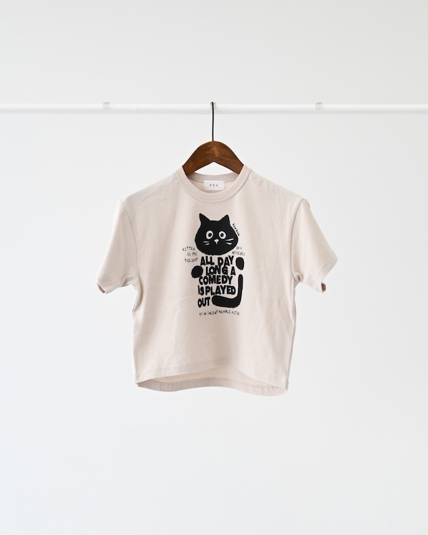 【26PS】F/B CAT Tシャツ / サンド