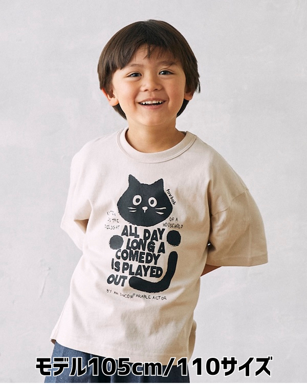 【26PS】F/B CAT Tシャツ / サンド