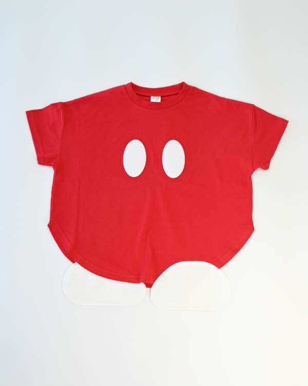 【26SS】ボンバーなりきり Tシャツ / レッド