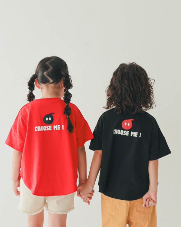 【26SS】ボンバーなりきり Tシャツ / レッド