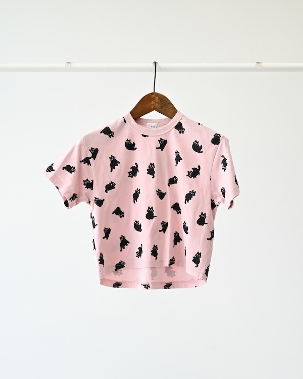 【フォブ】F/B 総柄 Tシャツ / ピンク