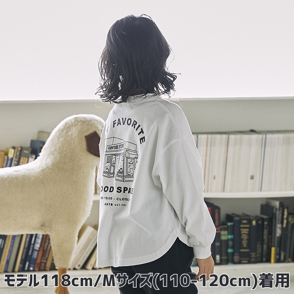 【25FW】GOODSPACE L/S Tシャツ / ホワイト