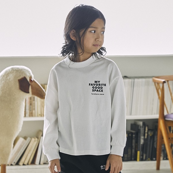 【25FW】GOODSPACE L/S Tシャツ / ホワイト