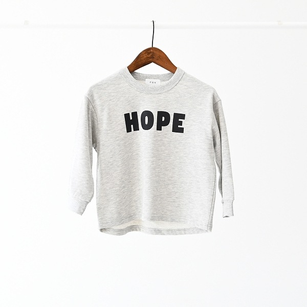 【25FW】HOPE トレーナー / 杢グレー