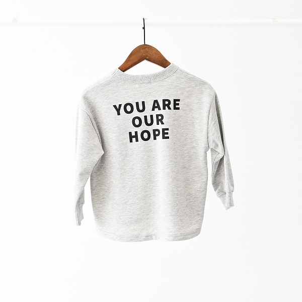 【25FW】HOPE トレーナー / 杢グレー