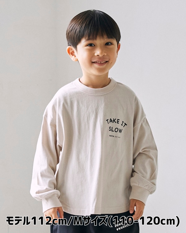 【26PS】TAKE IT L/S Tシャツ / サンド