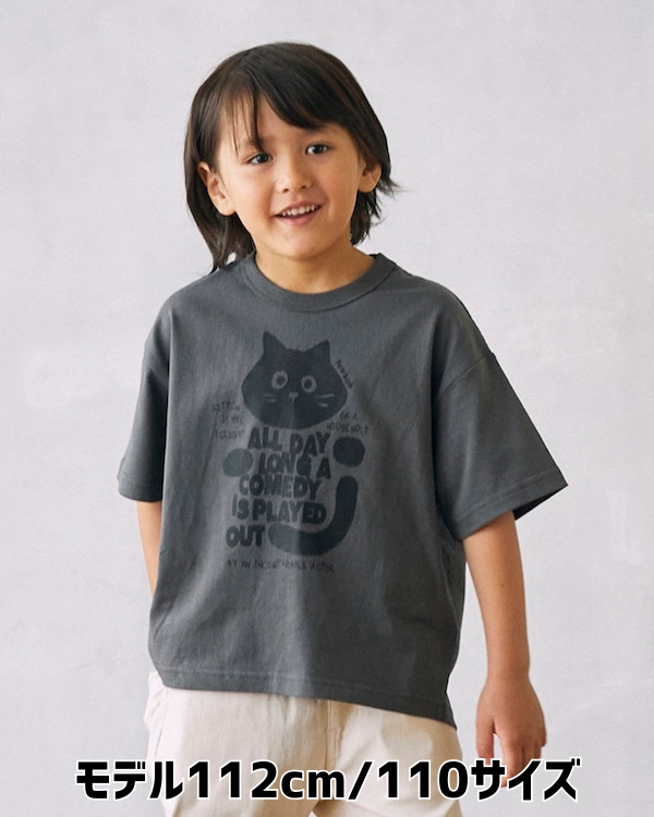 【26PS】F/B CAT Tシャツ / チャコールグレー