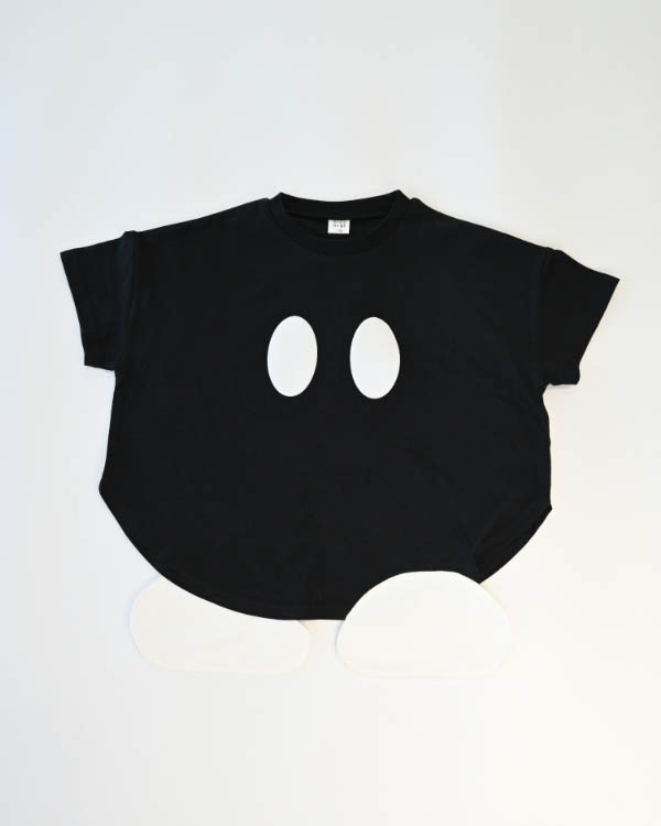【ニコフラート】ボンバーなりきり Tシャツ / ブラック