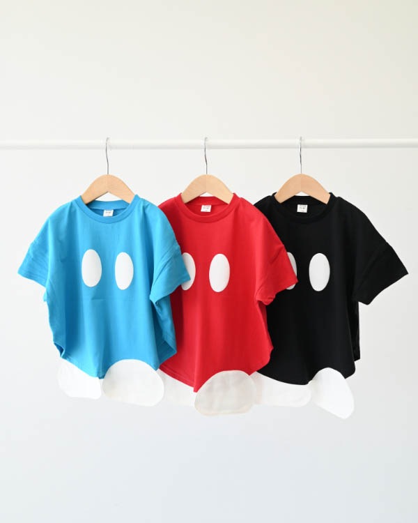 【ニコフラート】ボンバーなりきり Tシャツ / ブラック