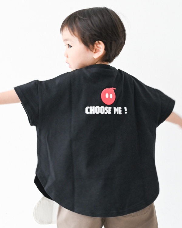 【ニコフラート】ボンバーなりきり Tシャツ / ブラック