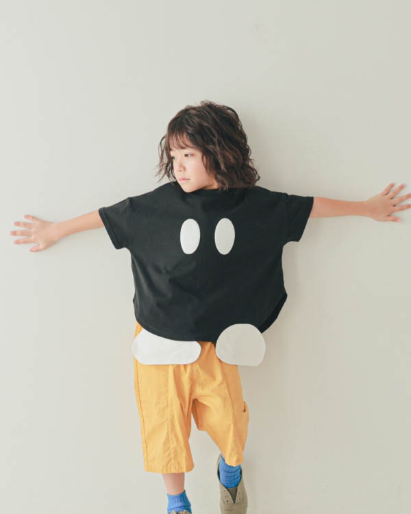 【ニコフラート】ボンバーなりきり Tシャツ / ブラック