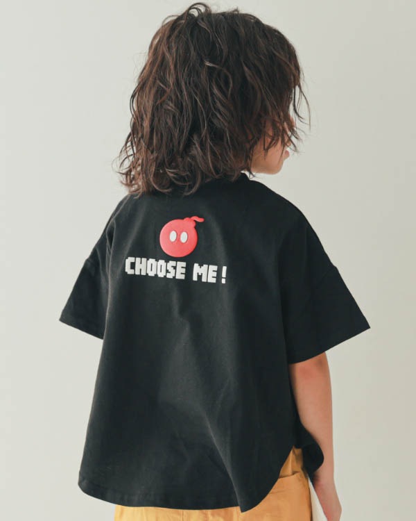 【ニコフラート】ボンバーなりきり Tシャツ / ブラック