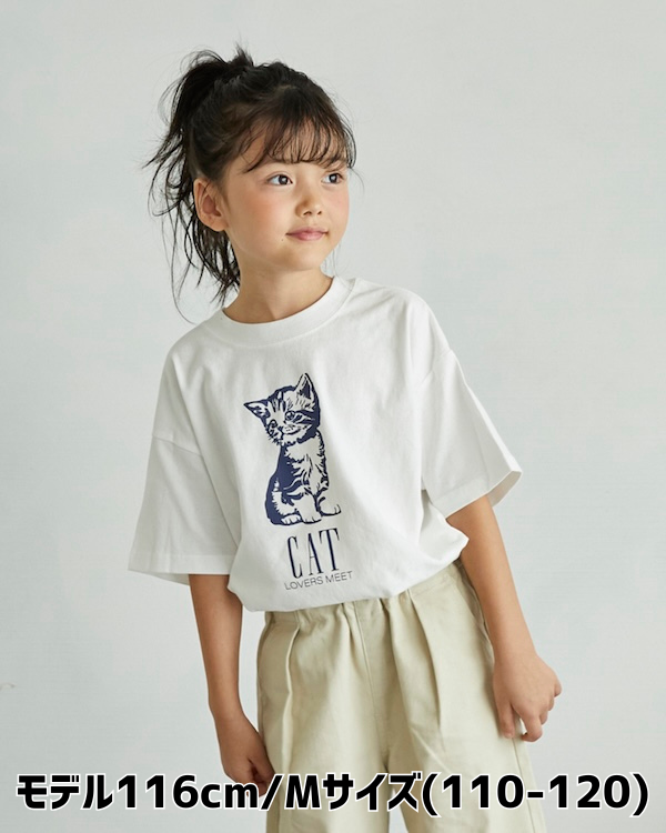 【アンディニー】CAT Tシャツ / ホワイト