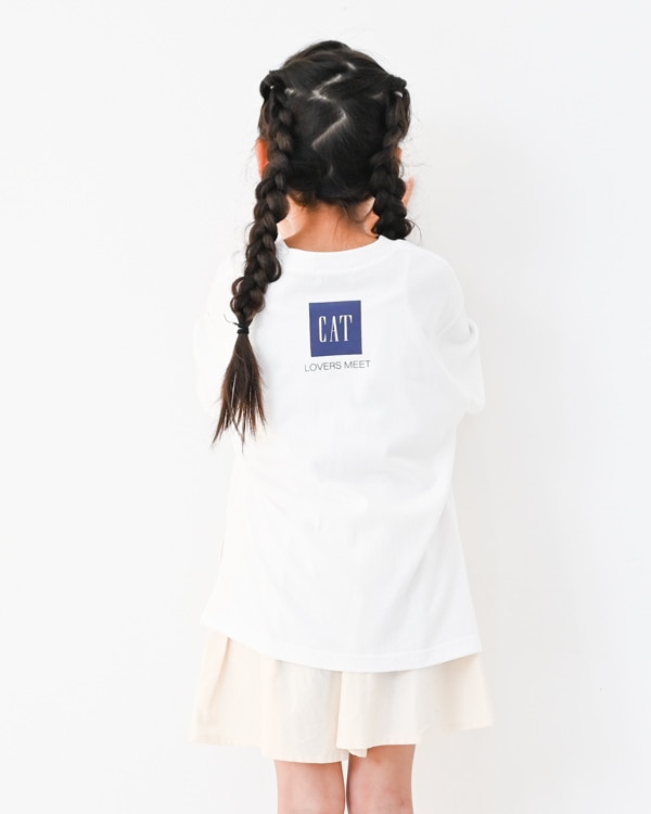 【アンディニー】CAT Tシャツ / ホワイト