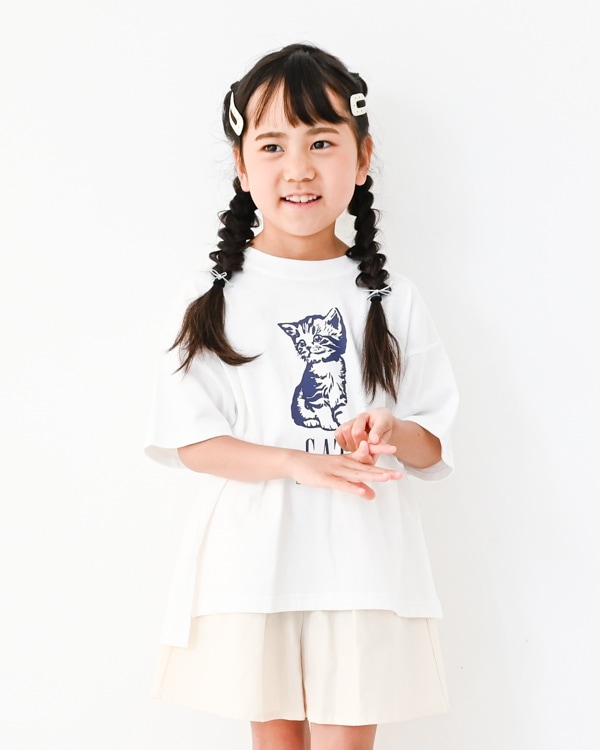 【アンディニー】CAT Tシャツ / ホワイト