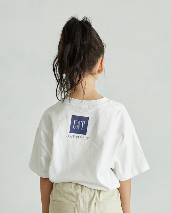 【アンディニー】CAT Tシャツ / ホワイト