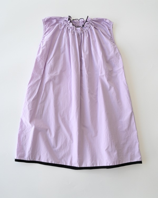 【エヌエイチティー】ギャザー ワンピース / ラベンダー