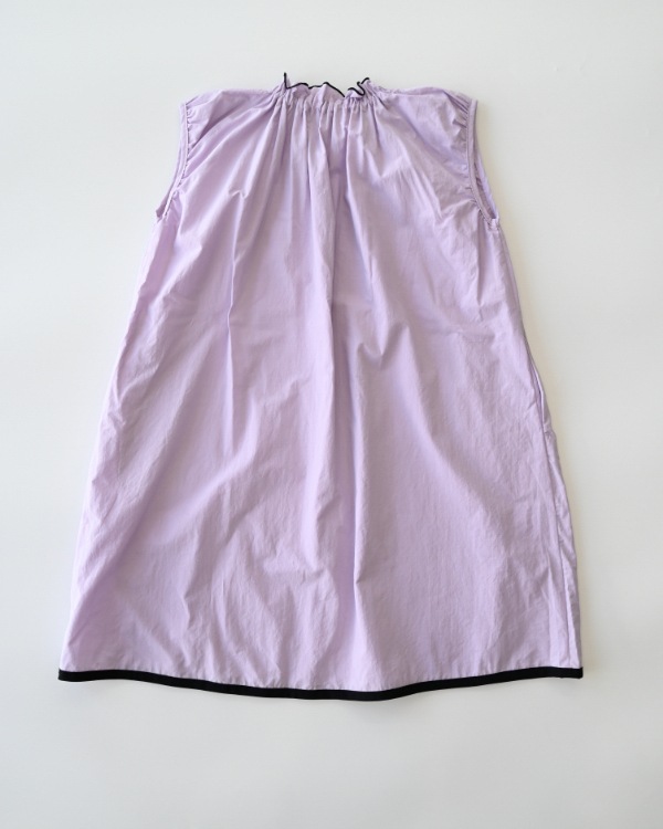 【エヌエイチティー】ギャザー ワンピース / ラベンダー