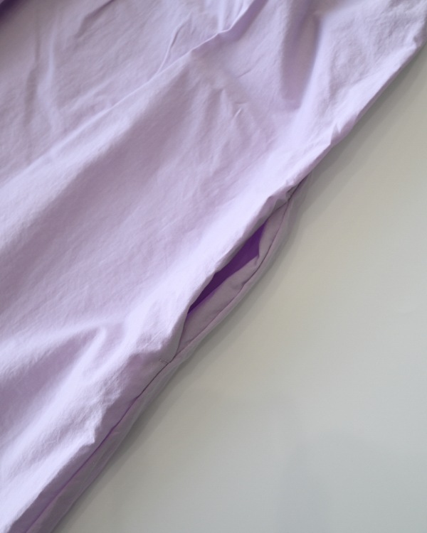 【エヌエイチティー】ギャザー ワンピース / ラベンダー