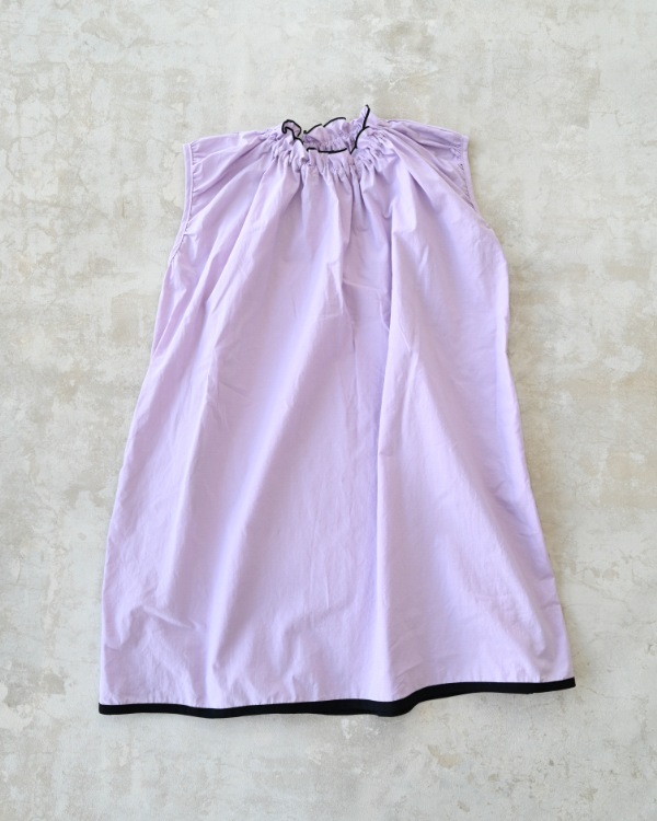 【エヌエイチティー】ギャザー ワンピース / ラベンダー