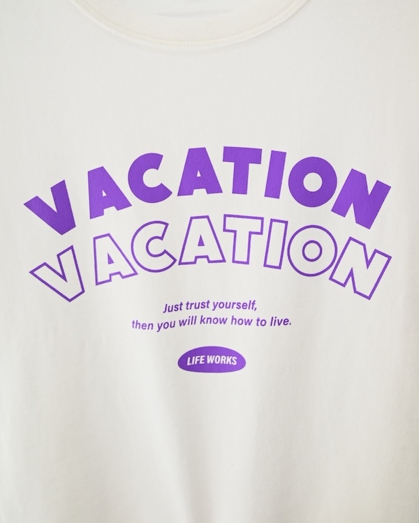 【フォブ】VACATION Tシャツ / ホワイト  