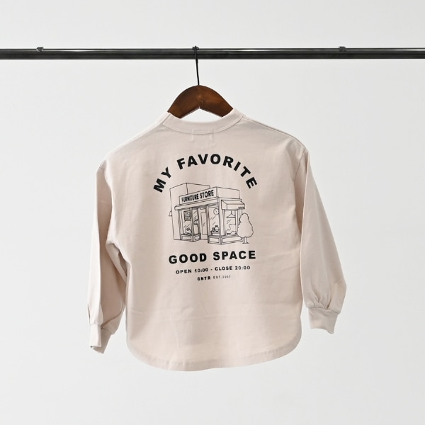 【25FW】GOODSPACE L/S Tシャツ / サンド