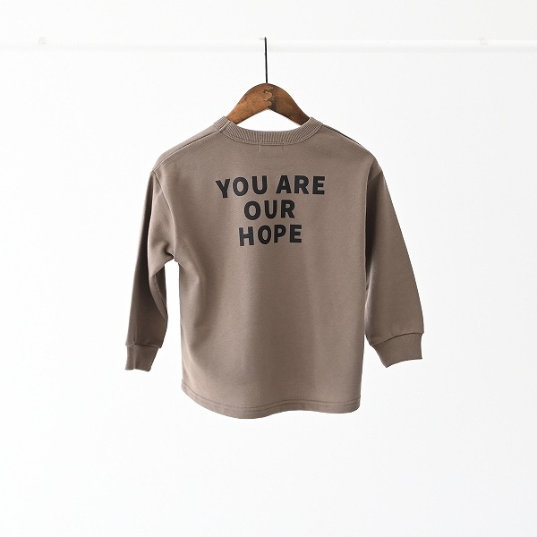 【25FW】HOPE トレーナー / アッシュグレー