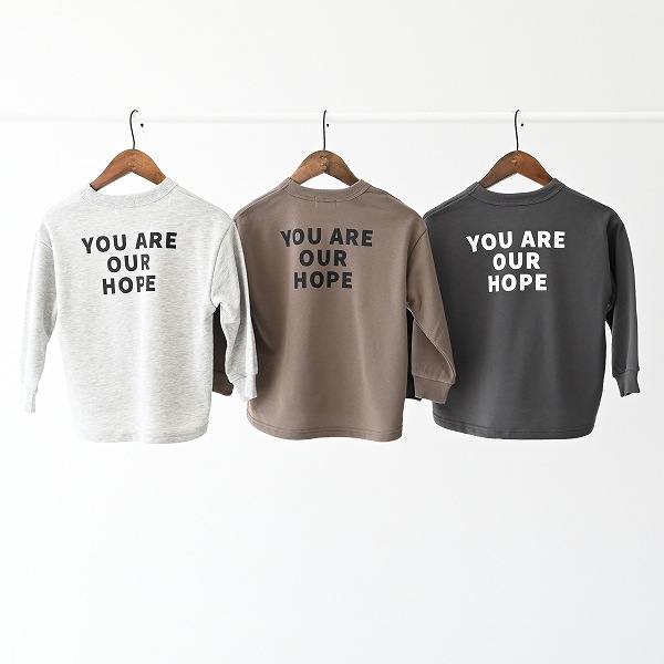 【25FW】HOPE トレーナー / アッシュグレー