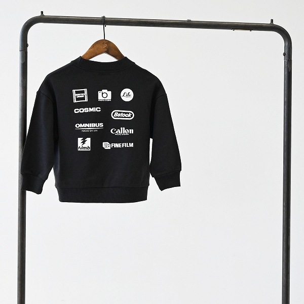 【25FW】camera トレーナー / ブラック