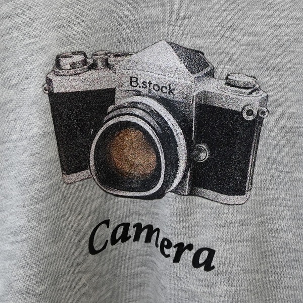 【25FW】camera トレーナー / ブラック