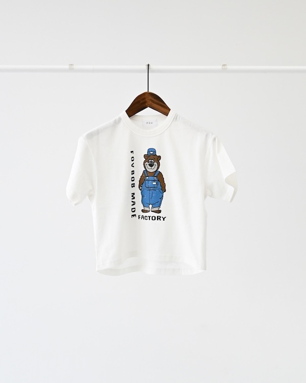 【フォブ】F/B BEAR Tシャツ / ホワイト