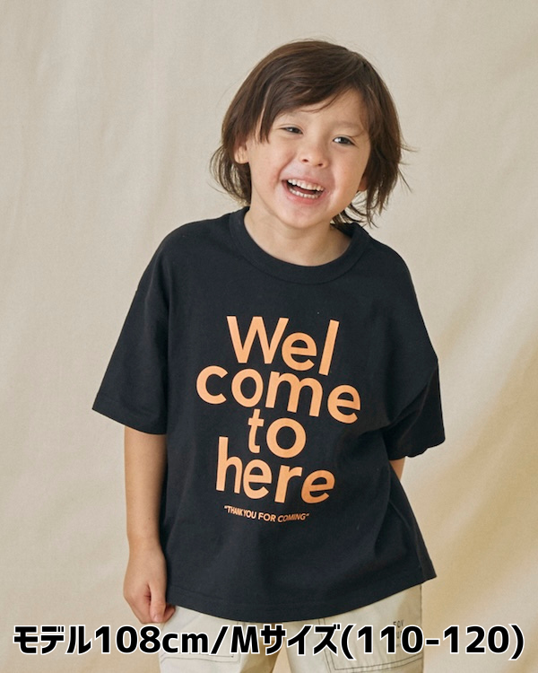 【フォブ】Welcome Tシャツ / ブラック