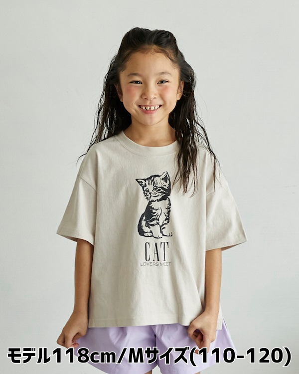 【アンディニー】CAT Tシャツ / サンド