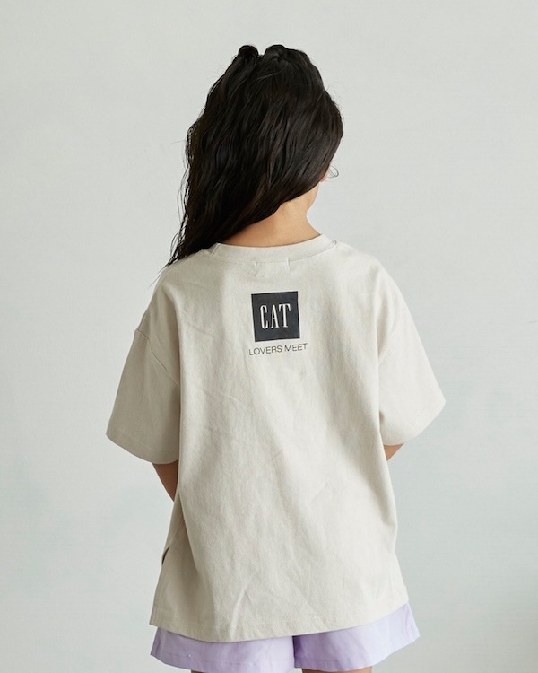 【アンディニー】CAT Tシャツ / サンド
