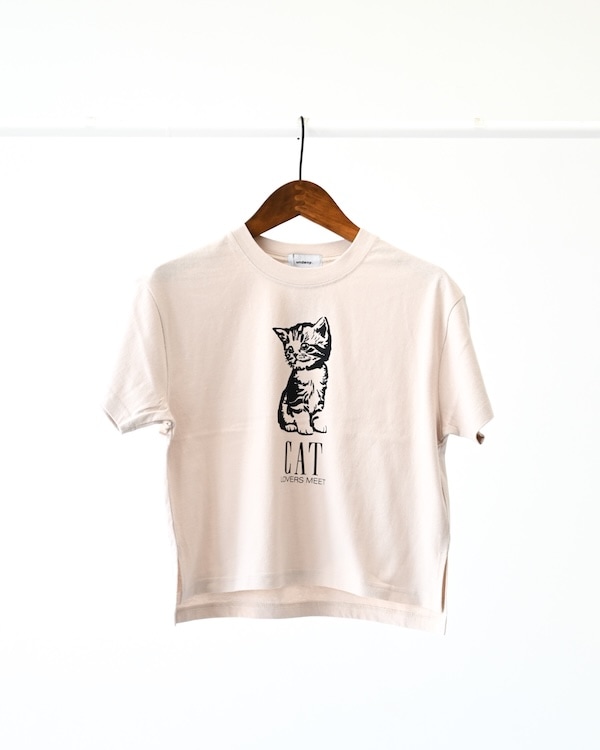 【アンディニー】CAT Tシャツ / サンド