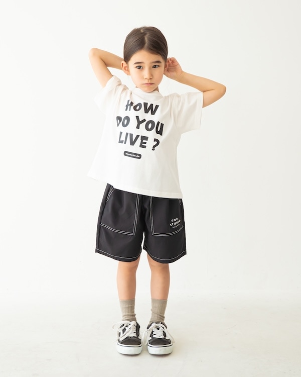 【フォブ】HOW DO YOU Tシャツ / ホワイト