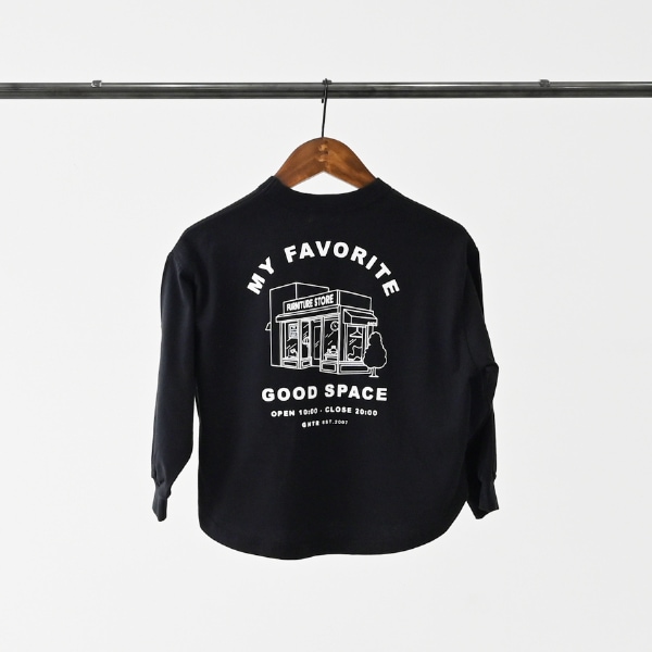 【25FW】GOODSPACE L/S Tシャツ / ブラック