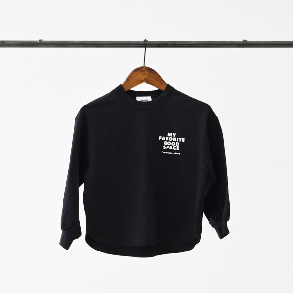 【25FW】GOODSPACE L/S Tシャツ / ブラック
