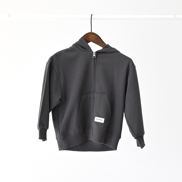【25FW】ジップパーカー / チャコールグレー