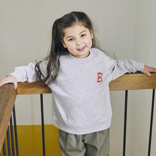 【25FW】BIGBURGER トレーナー / 杢グレー