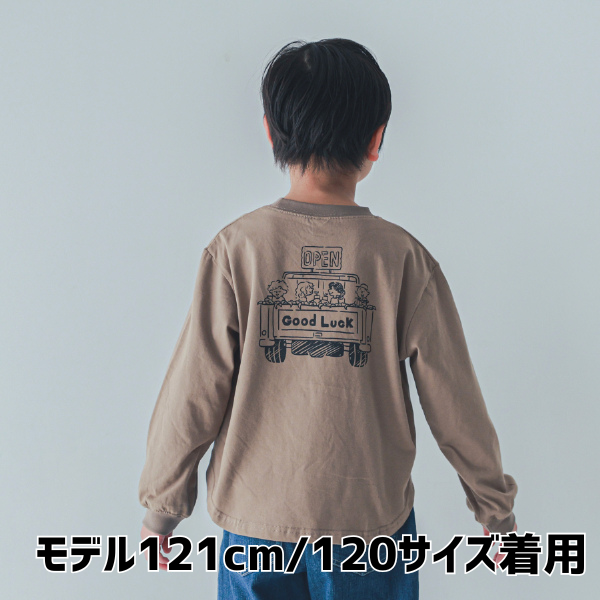 【25FW】GO TO TRIP ロングＴシャツ / ベージュ