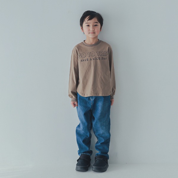 【25FW】GO TO TRIP ロングＴシャツ / ベージュ
