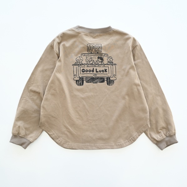 【25FW】GO TO TRIP ロングＴシャツ / ベージュ