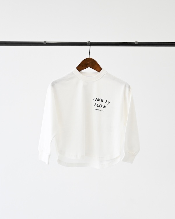 【ジェネレーター】TAKE IT L/S Tシャツ / ホワイト