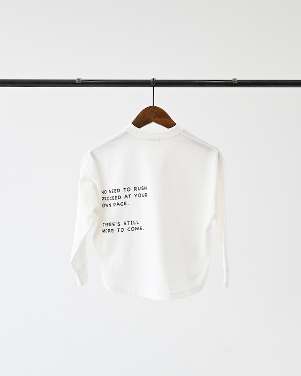 【ジェネレーター】TAKE IT L/S Tシャツ / ホワイト