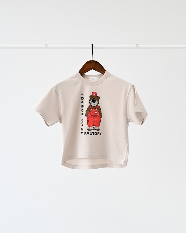 【26PS】F/B BEAR Tシャツ / サンド