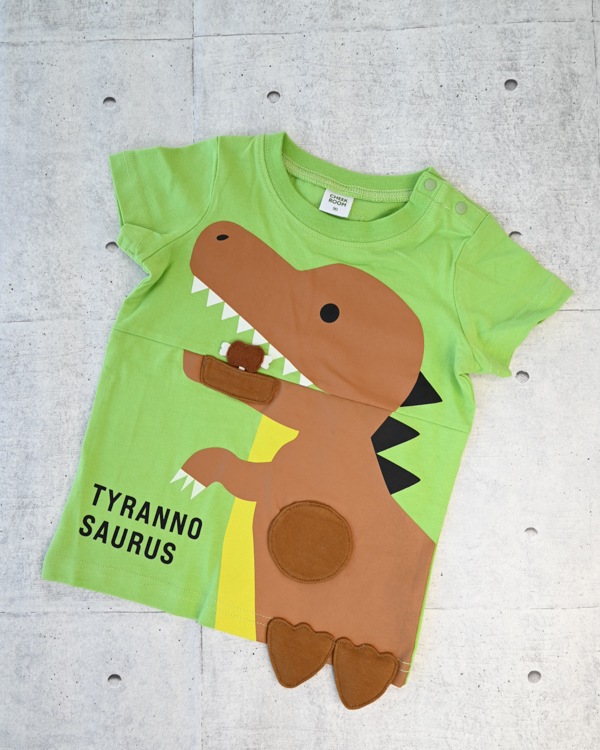 【26SS】恐竜の足 Tシャツ / グリーン