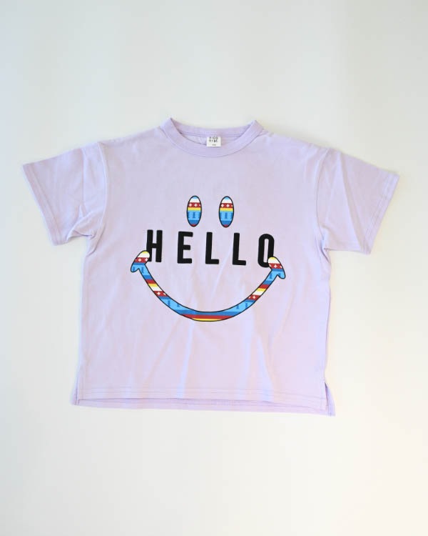 【ニコフラート】ハロー Tシャツ / パープル