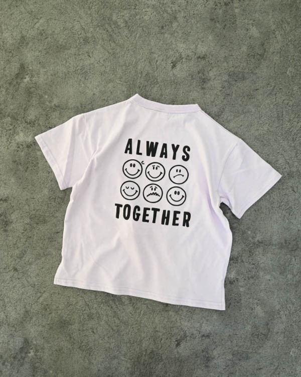 【ニコフラート】ハロー Tシャツ / パープル